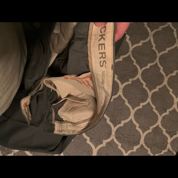 Dockers mens army green khakis - Picture 2 of 5
